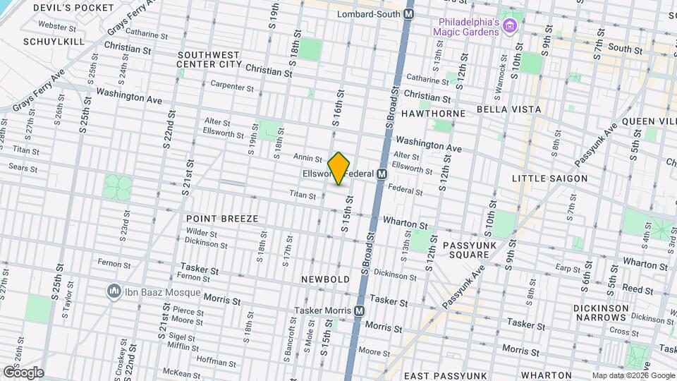 1517 Latona St Map and Location Details