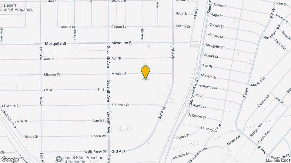 15971 Mission St Map and Location Details