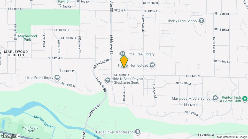 15711 SE 143rd St Map and Location Details