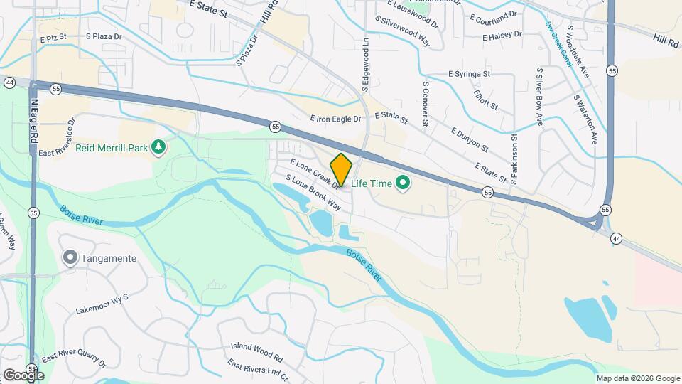 1415 E Lone Creek Dr Map and Location Details
