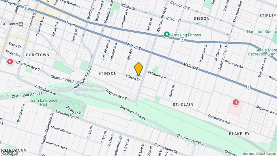 219 Stinson St Map and Location Details