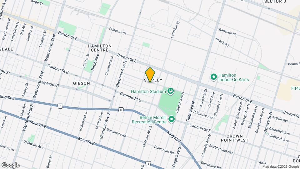 96 Beechwood Ave Map and Location Details
