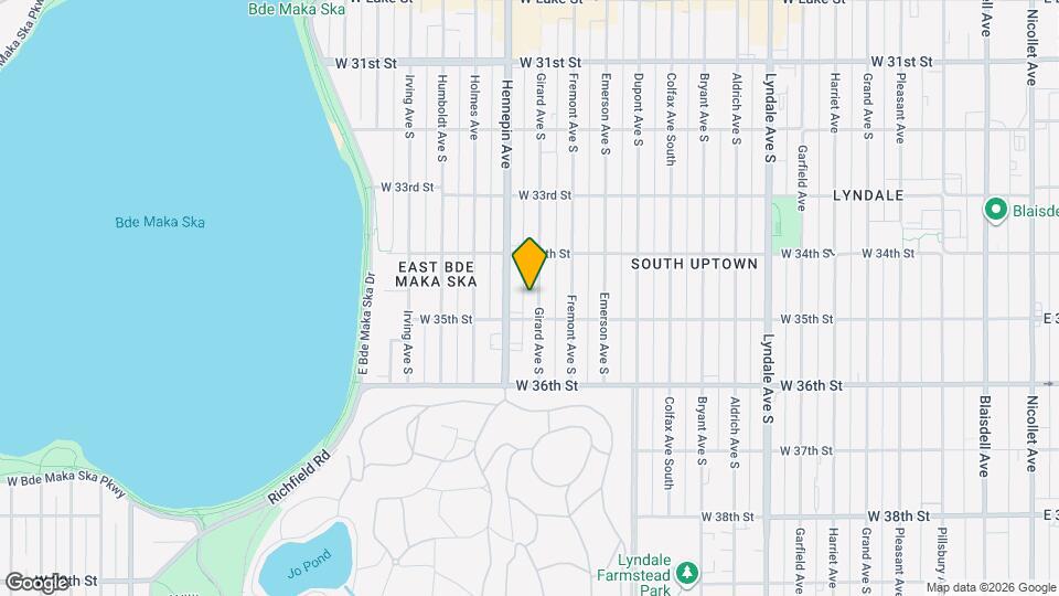 3438 Girard Ave S Map and Location Details