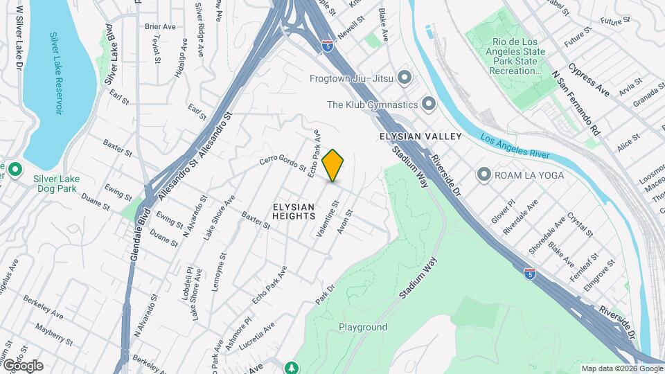 1548 Cerro Gordo St Map and Location Details