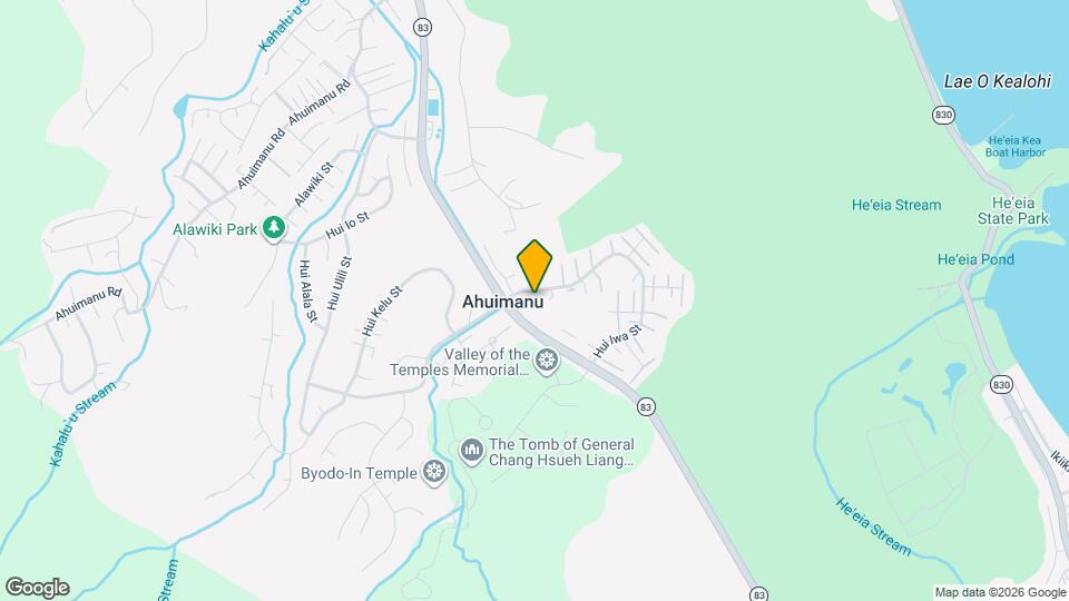 47-410-410 Hui Iwa St Map and Location Details