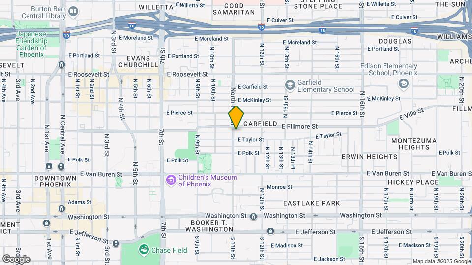 515 North 11th St Map and Location Details
