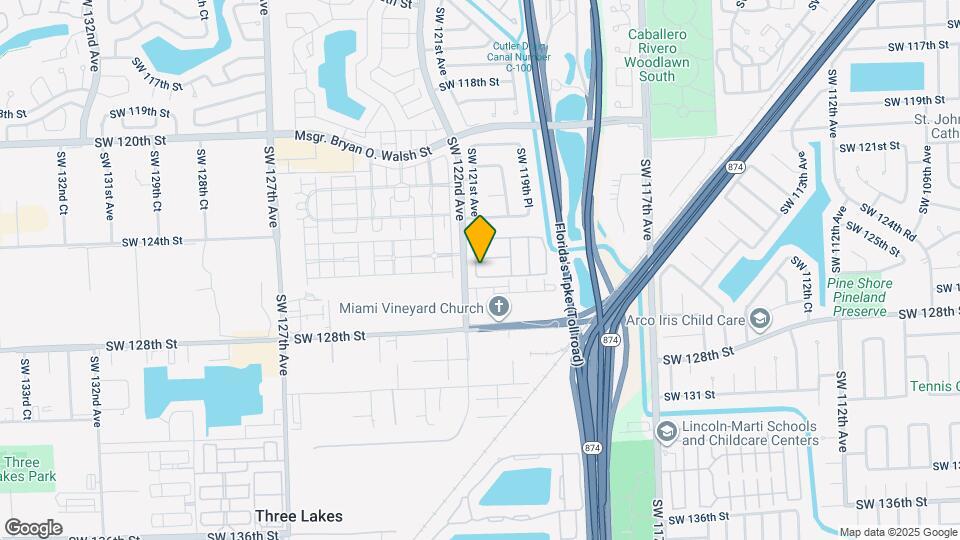 12567 SW 121st Ave Map and Location Details