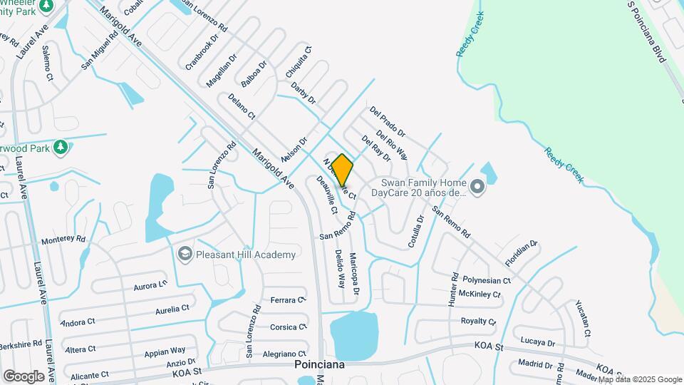 610 N Delmonte Ct Mapa y Detalles de la Ubicación