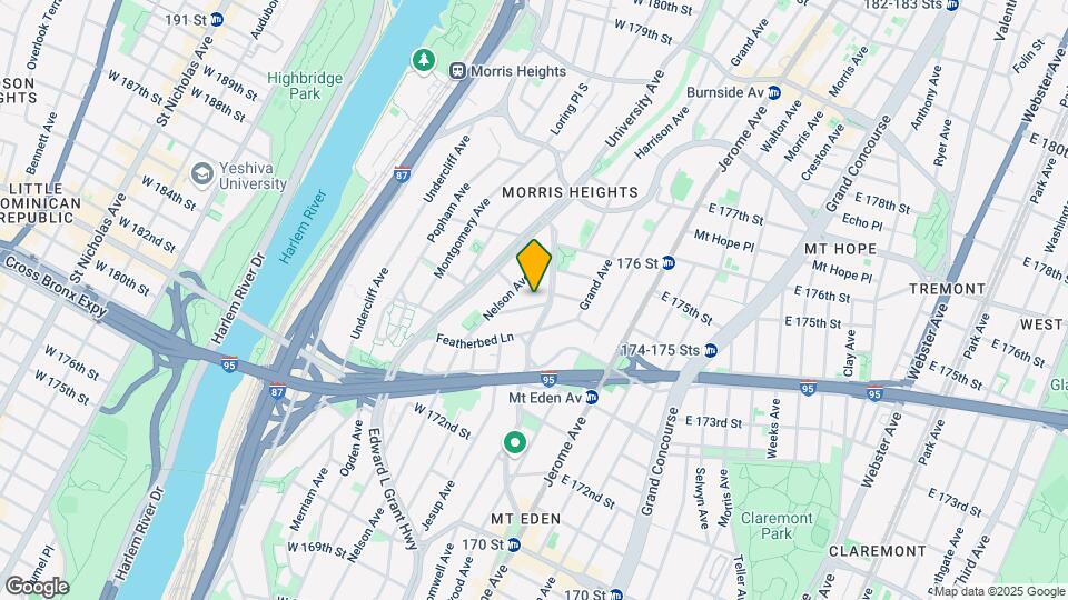 71-73 W 174th St Mapa y Detalles de la Ubicación