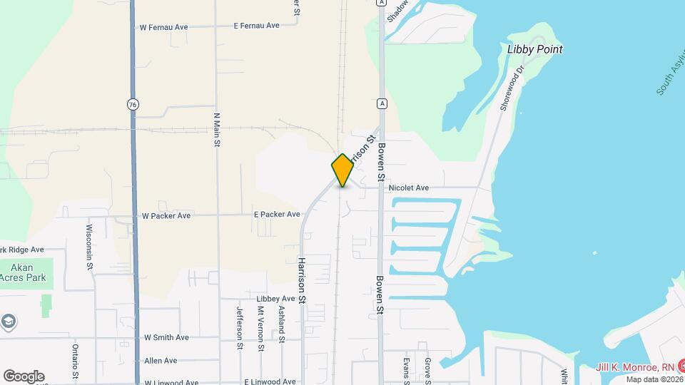 601 Nicolet Ave Map and Location Details