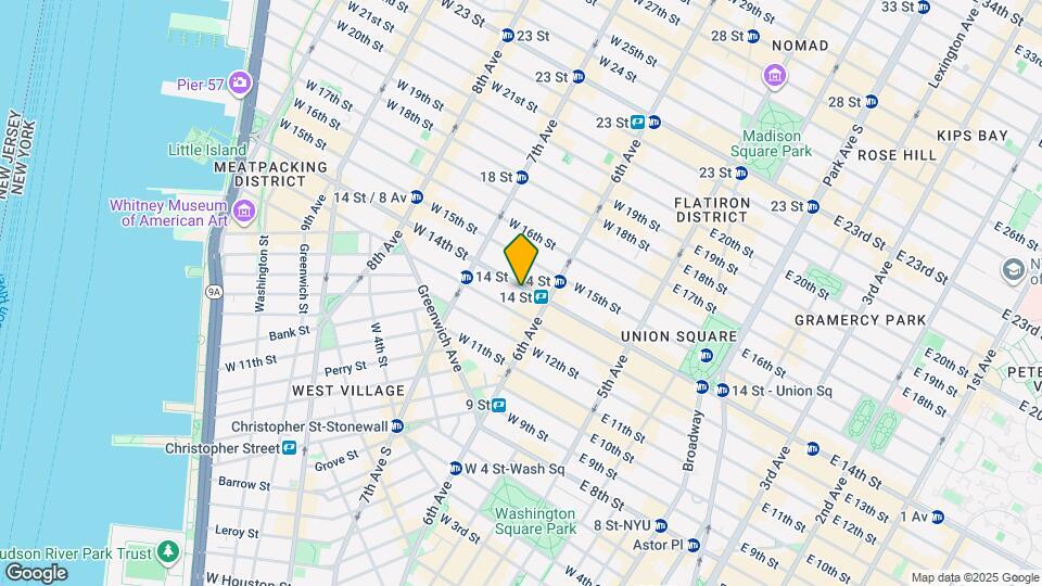 116 W 14th St Map and Location Details