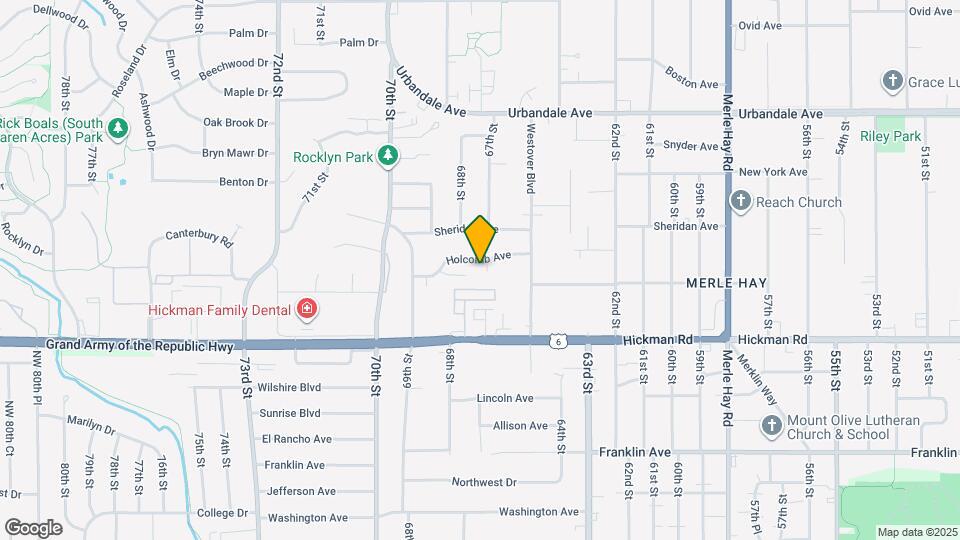 6650 Holcomb Cir Map and Location Details