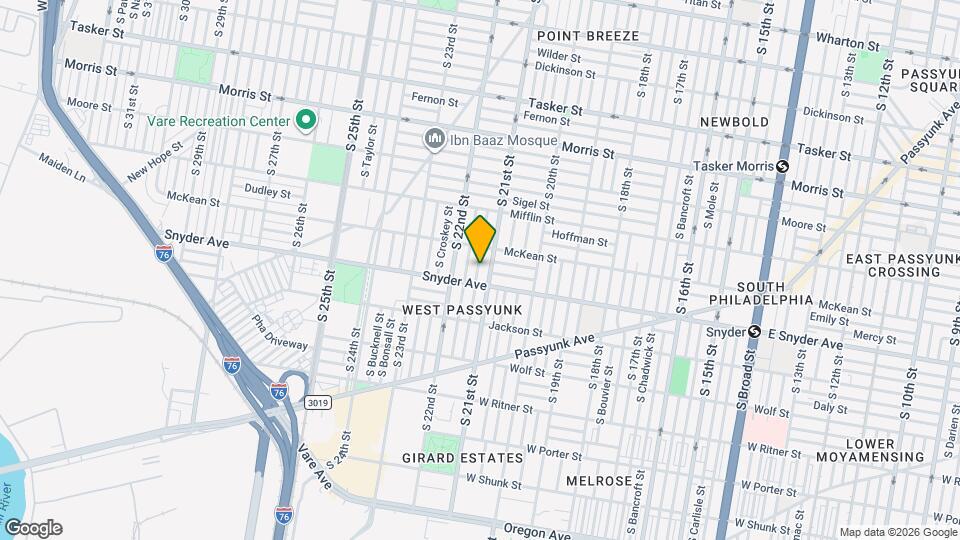 2035 S Norwood St Map and Location Details