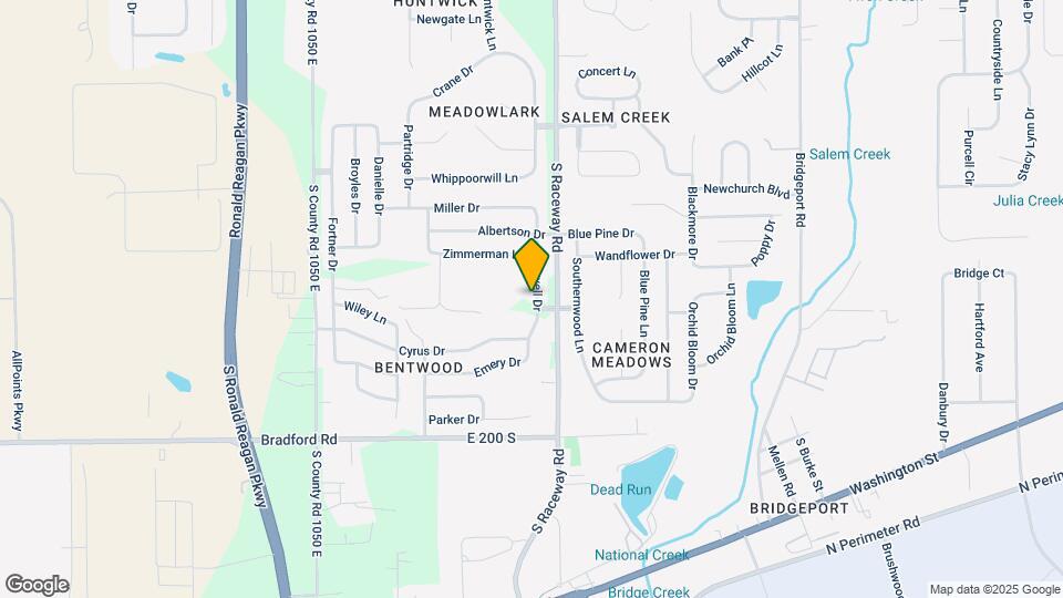 1722 Howell Dr Map and Location Details
