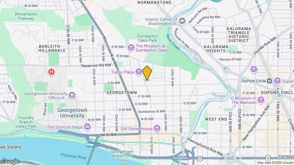 1607 31st St NW Mapa y Detalles de la Ubicación