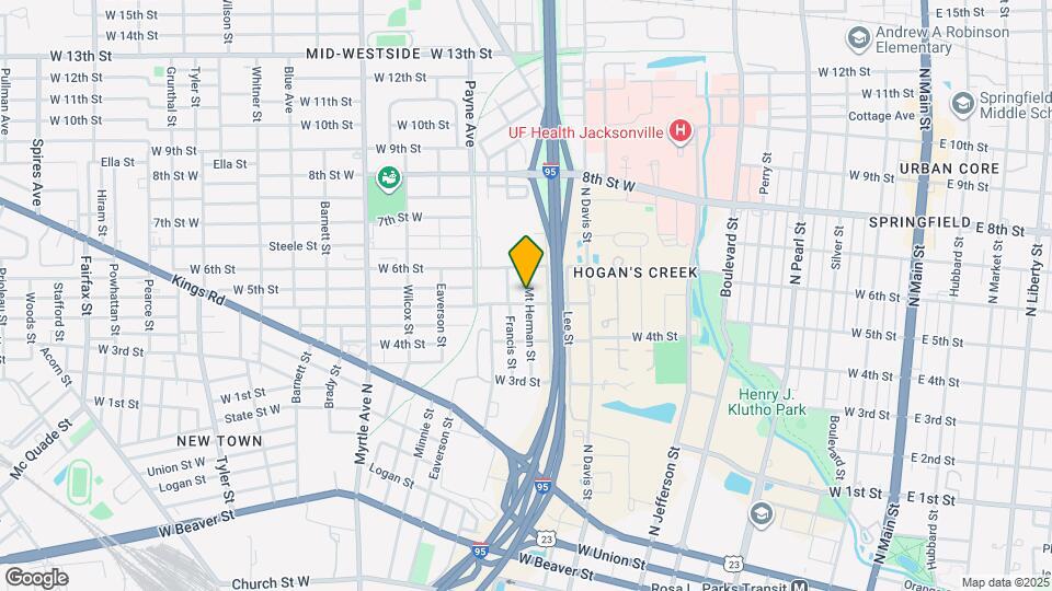 1528 Mount Herman St Mapa y Detalles de la Ubicación