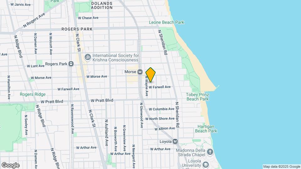 1320 W Farwell Ave Map and Location Details