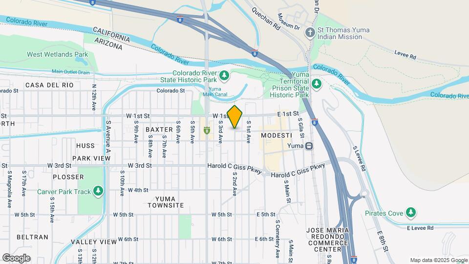 279 S Avenue A Map and Location Details