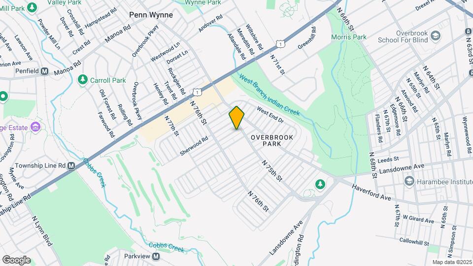 7512 Brentwood Rd Map and Location Details