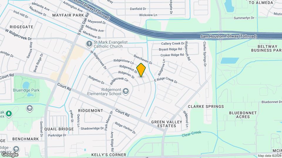 4915 Ridgewest St Map and Location Details