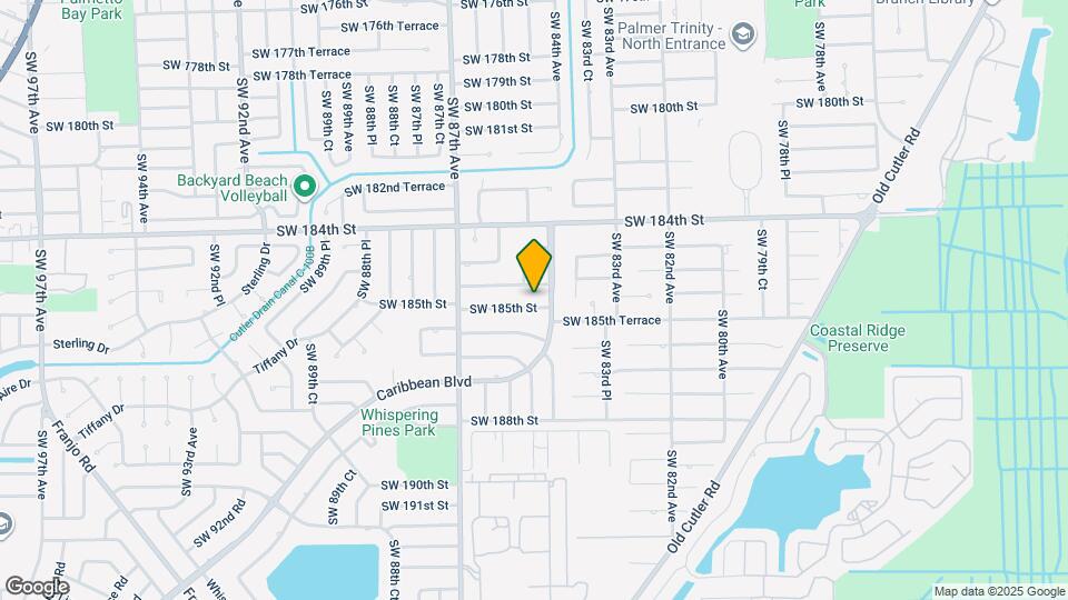 8425 SW 185th St Map and Location Details