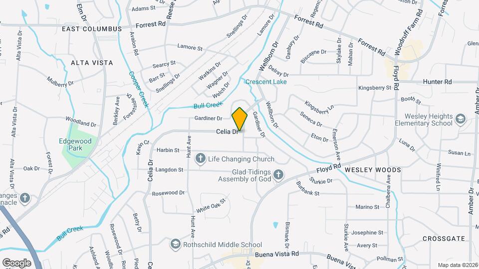 1537 Edgechester Ave Map and Location Details