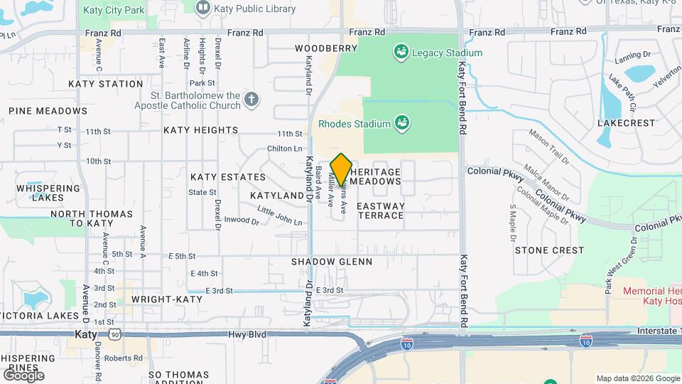 1419 Hudgens Ave Map and Location Details