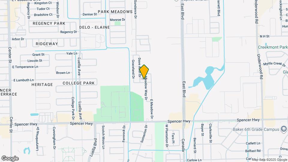 4422 Meadow Way Dr Map and Location Details