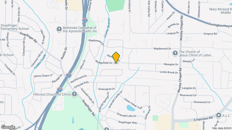 4009 Wedgefield Cir Map and Location Details