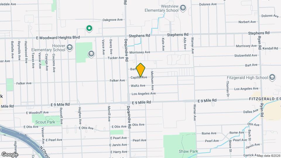 2010 Capitol Ave Map and Location Details