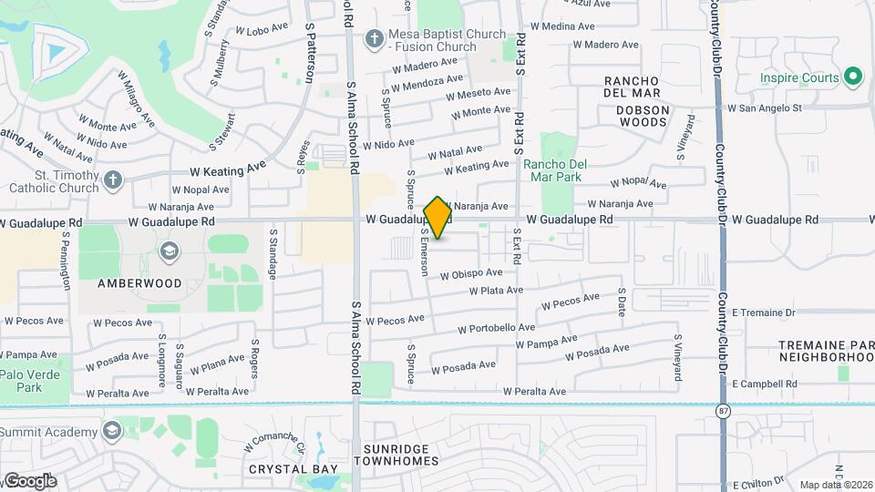 954 W Osage Ave Map and Location Details