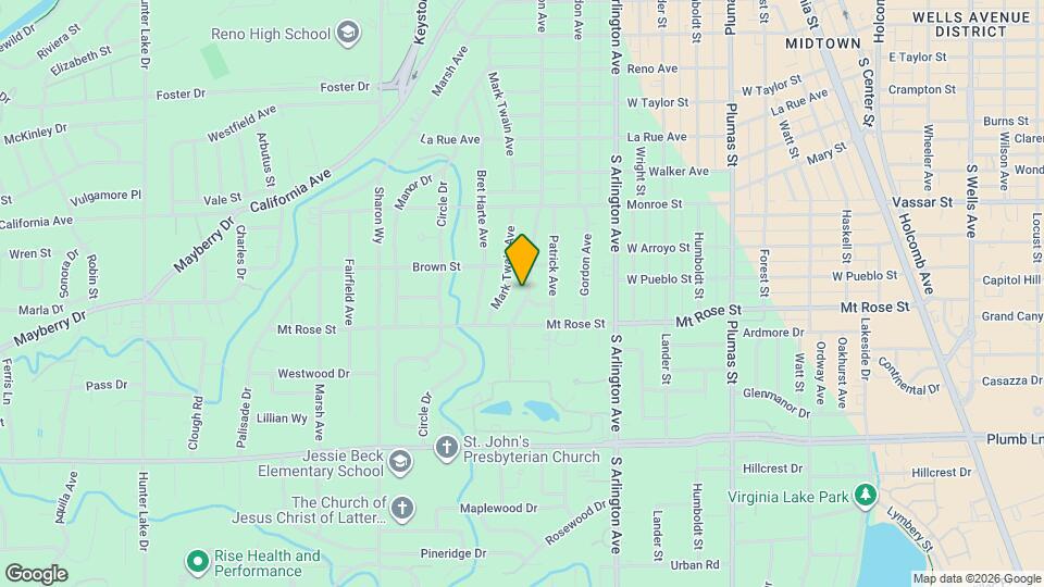 1395 Nixon Ave Map and Location Details