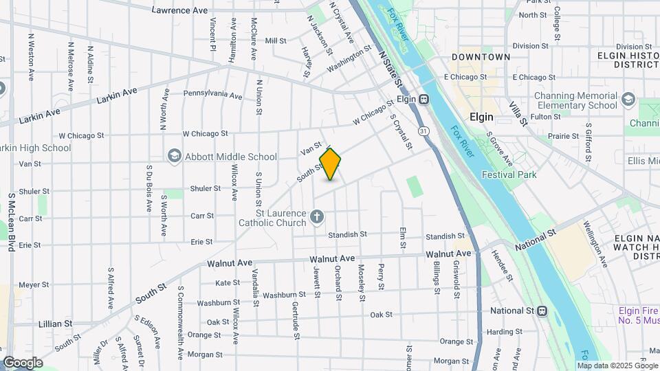 538-540 Locust St Map and Location Details