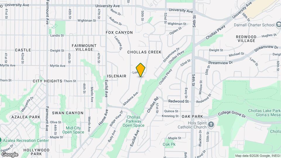3318 Altadena Ave. Map and Location Details