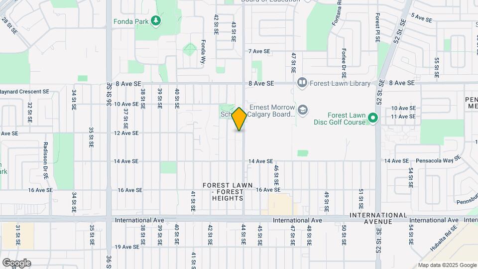 1215 44 St SE Map and Location Details