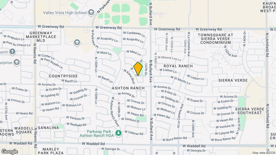 14703 N 148th Ave Map and Location Details