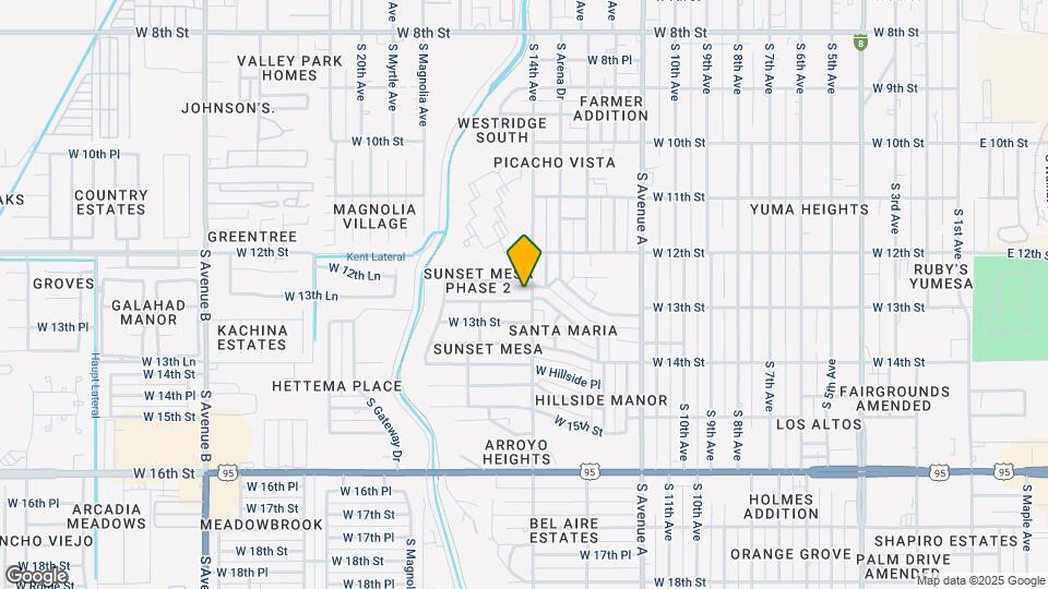 1414 W Santa Maria Way Map and Location Details