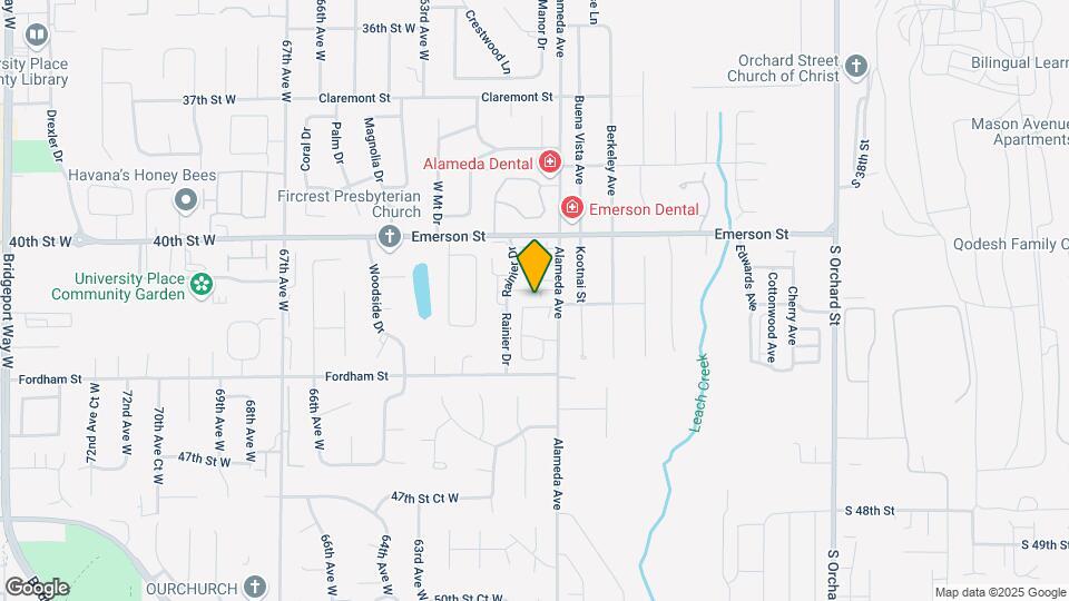 1461 Rainier Ct Map and Location Details