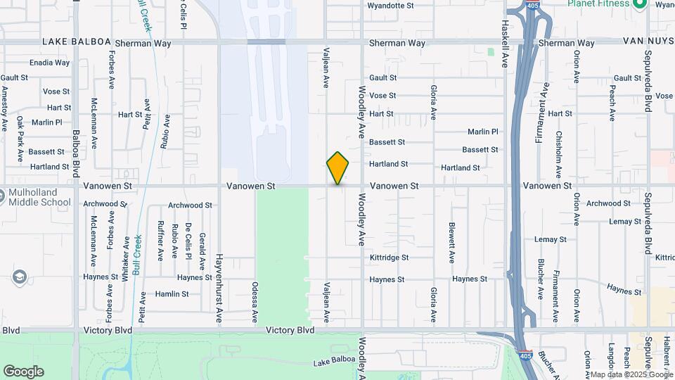 16146 Vanowen St Map and Location Details