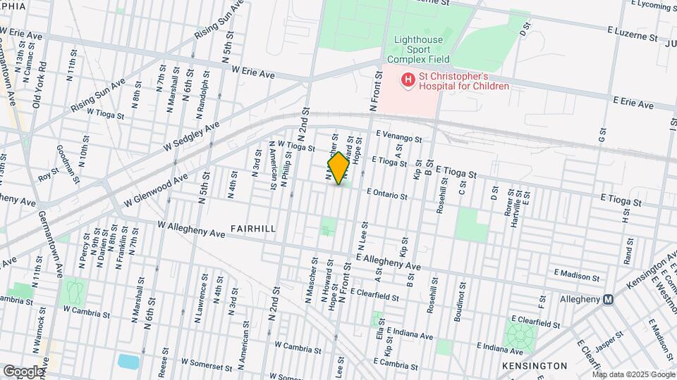 122 W Ontario St Mapa y Detalles de la Ubicación