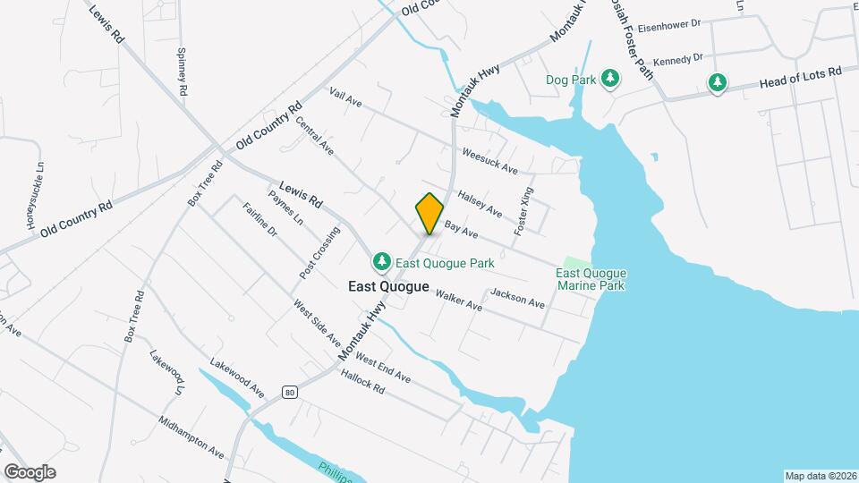 495 Montauk Hwy Map and Location Details