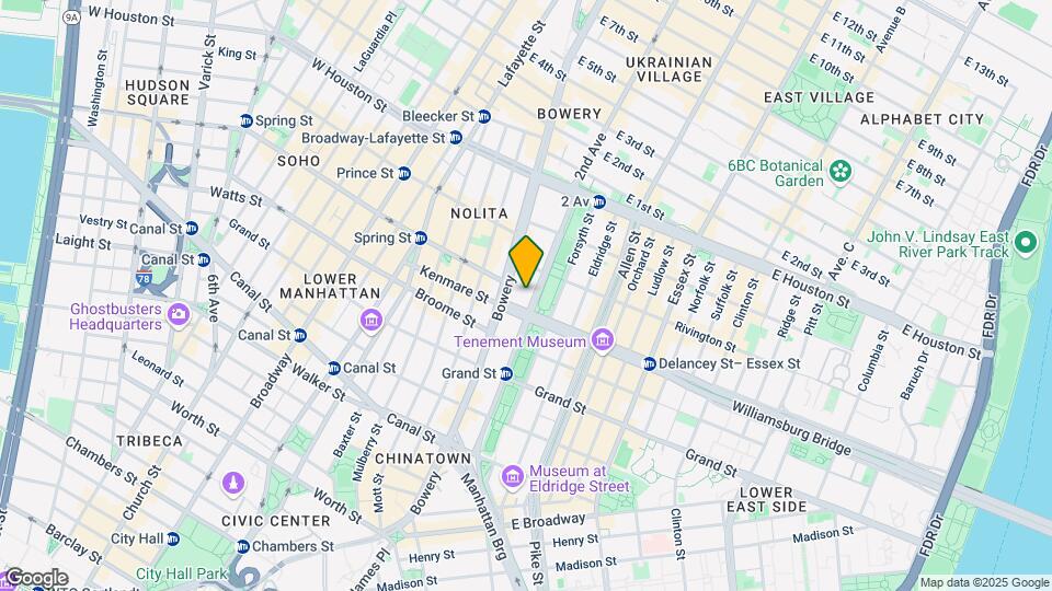 159 Chrystie St Map and Location Details