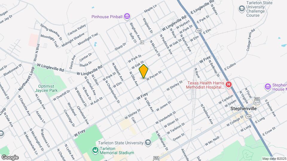 1065 W Pecan St Map and Location Details