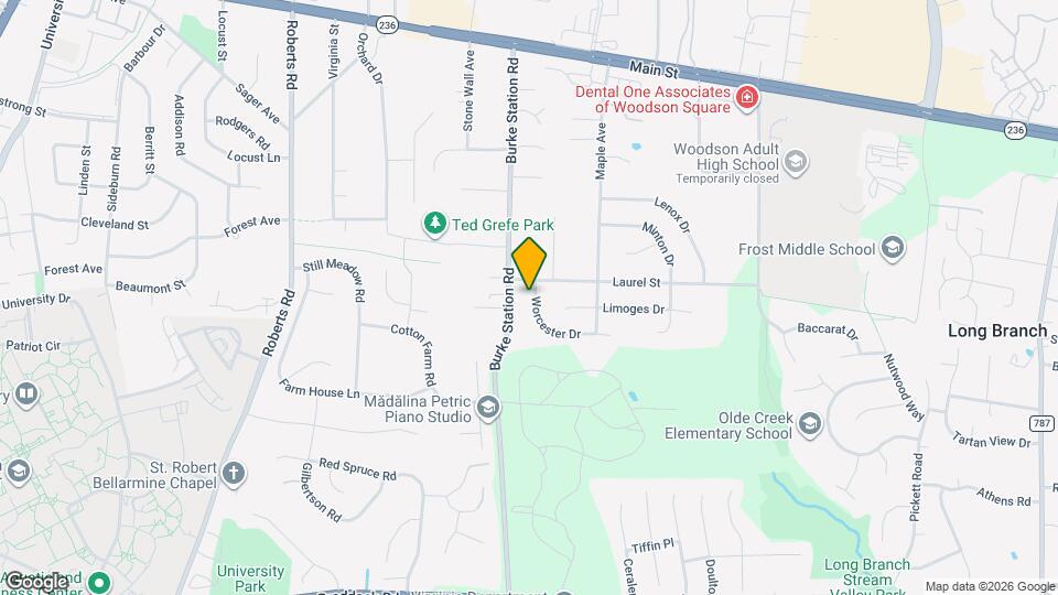 4216 Worcester Dr Map and Location Details