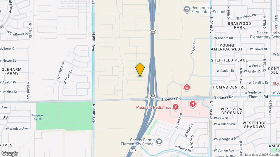 9540 W Pinchot Ave Map and Location Details