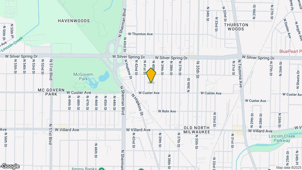 5435A N 40th St Map and Location Details