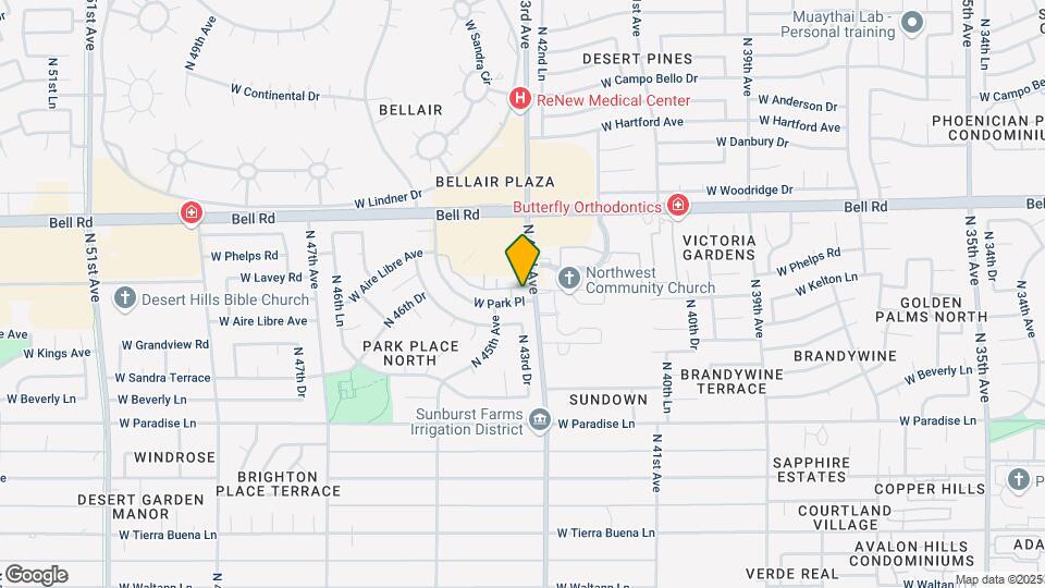 Portola on Bell Mapa y Detalles de la Ubicación