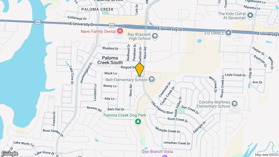 1813 Caney Creek Dr Map and Location Details
