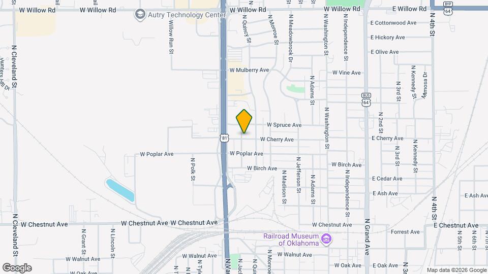 1501 N Jackson St Map and Location Details