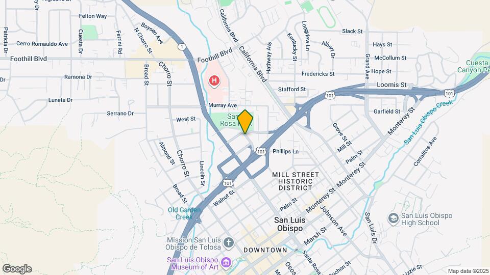 387 Lemon St Map and Location Details